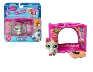 LITTLEST PET SHOP FIGURA CON ESCENARIO Y ACCS VR2 00590 NUMERO 25