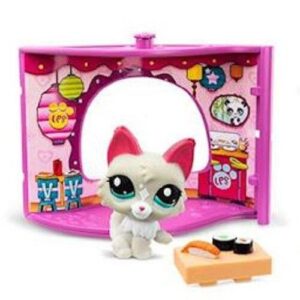 LITTLEST PET SHOP FIGURA CON ESCENARIO Y ACCS VR2 00590 NUMERO 25 - Imagen 2