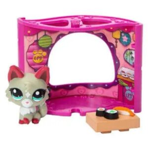 LITTLEST PET SHOP FIGURA CON ESCENARIO Y ACCS VR2 00590 NUMERO 25 - Imagen 4