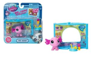 LITTLEST PET SHOP FIGURA CON ESCENARIO Y ACCS VR1 00590 NUMERO 21