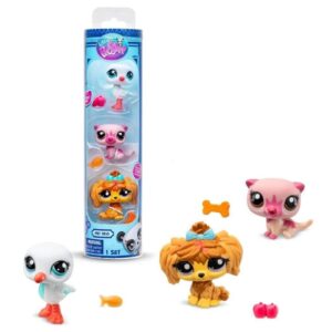 LITTLEST PET SHOP TUBO X 3 FIGURAS CON ACCESORIOS VR3 00621 SET 43-118-41