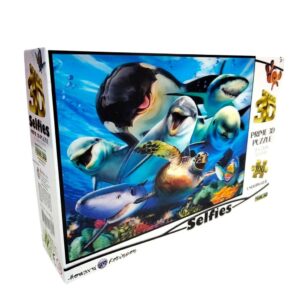 PUZZLE ROMPECABEZAS 3D SELFIE ACUATICO X 100 PZS COD P10691