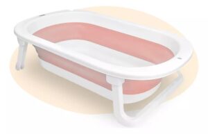 BAÑERA ROSA PLEGABLE CON TERMOMETRO OK BABY COD OKBB0361 - Imagen 2