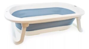 BAÑERA AZUL PLEGABLE CON TERMOMETRO OK BABY COD OKBB0360