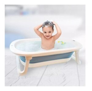 BAÑERA AZUL PLEGABLE CON TERMOMETRO OK BABY COD OKBB0360 - Imagen 6