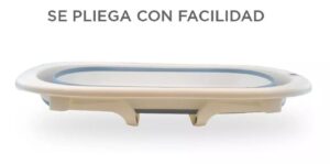 BAÑERA AZUL PLEGABLE CON TERMOMETRO OK BABY COD OKBB0360 - Imagen 7