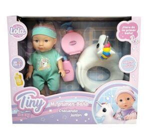 BEBOTE TINY LOLA CON SALVAVIDA UNICORNIO VR2 54566 VERDE