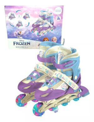 ROLLERS FROZEN  3 EN 1 RUEDAS INTERCAMBIABLES Y LUCES VR2 12222 TALLE M