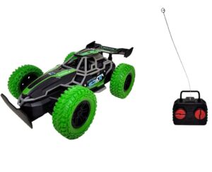 AUTO ARENERO R/C GO SPEED RUEDA DE GOMA VR2 55105 VERDE