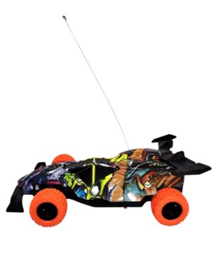 AUTO CON LUZ FORMULA 1 GRAFFITI R/C VR2 55214 RUEDAS NARANJA - Imagen 6