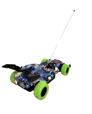 AUTO CON LUZ FORMULA 1 GRAFFITI R/C  VR1 55214 RUEDAS VERDES - Imagen 3