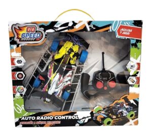 AUTO CON LUZ FORMULA 1 GRAFFITI R/C  VR3 55214 RUEDAS AZULES - Imagen 7