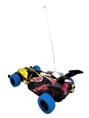 AUTO CON LUZ FORMULA 1 GRAFFITI R/C  VR3 55214 RUEDAS AZULES - Imagen 4