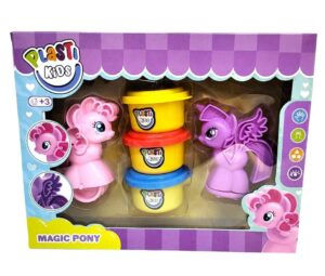 SET MASAS CON ACCESORIOS PONY PLASTIKIDS COD 55151