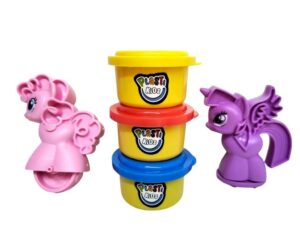 SET MASAS CON ACCESORIOS PONY PLASTIKIDS COD 55151 - Imagen 2