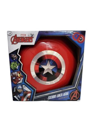 ESCUDO LANZA AGUA DE CAPITAN AMERICA EN CAJA COD 8837