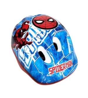 MONOPATIN PLEGABLE CON KIT DE PROTECCION SPIDERMAN VR1 12203 MANUBRIO AZUL - Imagen 2