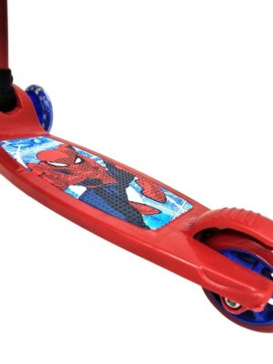 MONOPATIN PLEGABLE CON KIT DE PROTECCION SPIDERMAN VR1 12203 MANUBRIO AZUL - Imagen 5