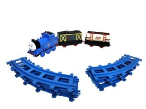 TREN CON VIAS HAPPY TRAIN THOMAS A PILAS 11 PIEZAS COD 266B-3 - Imagen 3