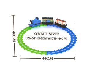 TREN CON VIAS HAPPY TRAIN THOMAS A PILAS 11 PIEZAS COD 266B-3 - Imagen 4
