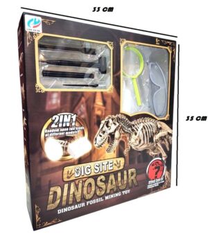 SET DE PALEONTOLOGIA GRANDE 2 EN 1 CON ACCESORIOS COD 857-554 - Imagen 5