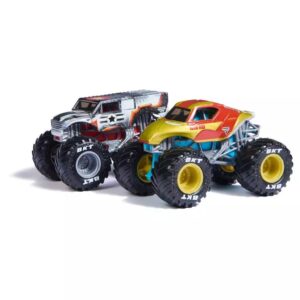 MONSTER JAM VEHICULO 1:64 METAL PACK X2 MARVEL VR2 58791 IRON MAN VS WAR MACHINE - Imagen 2