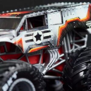 MONSTER JAM VEHICULO 1:64 METAL PACK X2 MARVEL VR2 58791 IRON MAN VS WAR MACHINE - Imagen 5