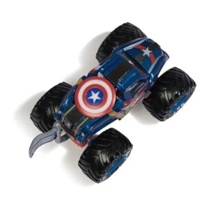 MONSTER JAM 1:64 METAL CAPITAN AMERICA SERIE 2 COD 58789-6071943 - Imagen 3