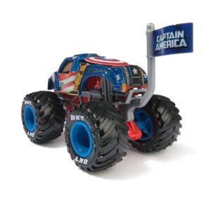 MONSTER JAM 1:64 METAL CAPITAN AMERICA SERIE 2 COD 58789-6071943 - Imagen 2