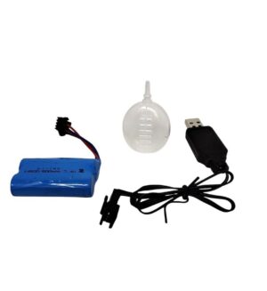 CAMIONETA ROTA 360 EFECTO SPRAY LUZ SONIDO CARGA USB VR3 TS02 AZUL - Imagen 5