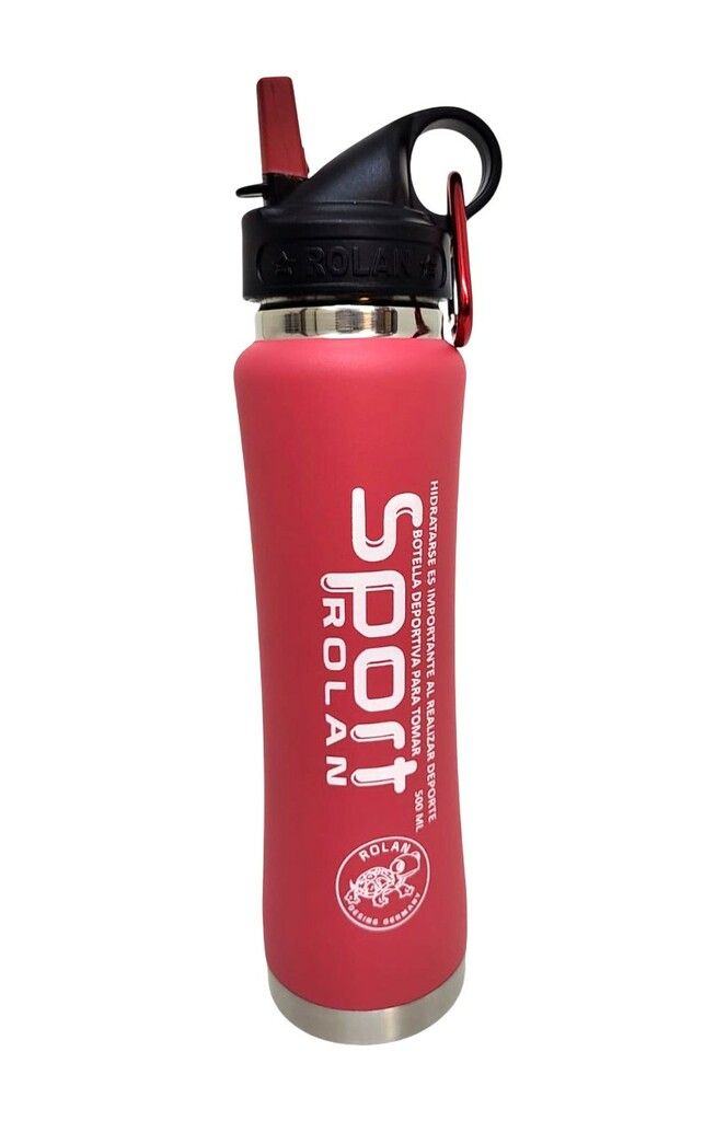 BOTELLA ROLAN TERMICA ACERO FRIO CALOR 500 ML VR4 SMC-500PP ROJO