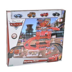 DISNEY CARS PISTA GARAGE DE AUTOS PARKING RACE ORIG COD 1631