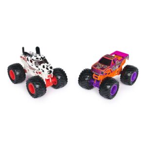 MONSTER JAM PACK X2 AUTOS ESCALA 1:64 MODELOS VR11 58702 MONSTER MUTT VS CALAVERA - Imagen 2