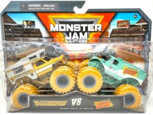 MONSTER JAM PACK X2 AUTOS ESCALA 1:64 MODELOS VR12 58702 WRECKREATION VS RANGER RESCUE