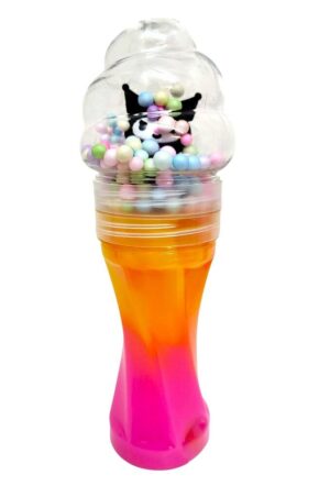 SLIME EN TUBO KUROMI CON CON BOLITAS DE COLORES COD H05-001F15