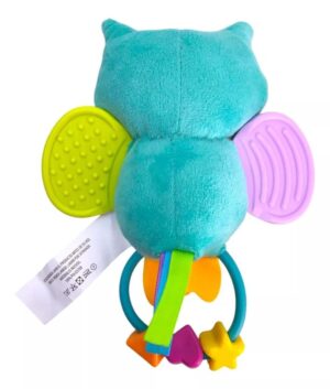SONAJERO BUHO CON MORDILLO EL DUEDE AZUL COD 7819 - Imagen 3