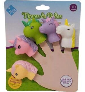 TITERES DE DEDOS UNICORNIO EL DUENDE AZUL COD 7904