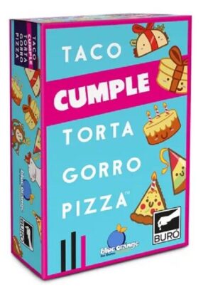 JUEGO TACO CUMPLE GORRO PIZZA BURO JUEGOS COD TCUM