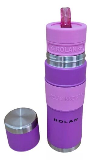 TERMO MATE LISTO AUTOCEBANTE ACERO ROLAN 750 ML VR6 080PP VIOLETA