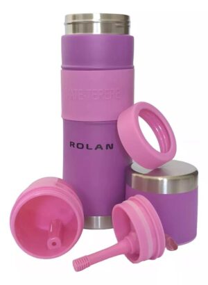 TERMO MATE LISTO AUTOCEBANTE ACERO ROLAN 750 ML VR6 080PP VIOLETA - Imagen 5