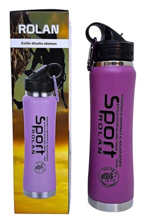 BOTELLA ACERO TERMICA DEPORTIVA 750ML VR6 RPA-075 VIOLETA SMC-750PP