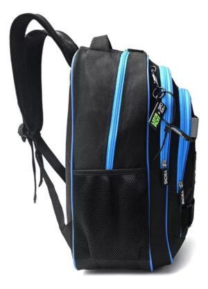 MOCHILA 18 NEGRO CON AZUL SKORA COD 37696 - Imagen 2