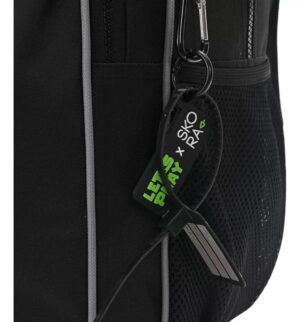 MOCHILA 18 NEGRO CON VERDE SKORA COD 37693 - Imagen 6