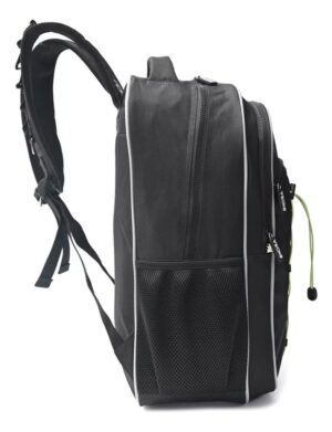 MOCHILA 18 NEGRO CON VERDE SKORA COD 37693 - Imagen 3