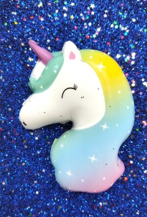 CUADERNO INFANTIL BRILLOSO CON SQUISHY VR2 A201984 UNICORNIO TAPA AZUL - Imagen 4