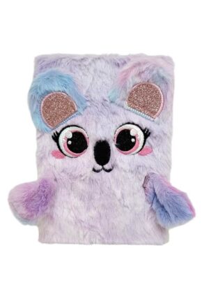 CUADERNO TAPA DE PELUCHE MULTICOLOR OSO COD A201977
