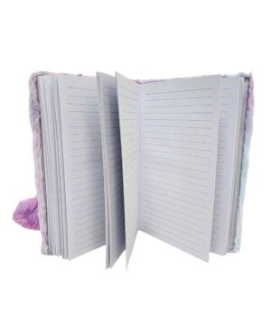 CUADERNO TAPA DE PELUCHE MULTICOLOR OSO COD A201977 - Imagen 2