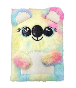 CUADERNO TAPA DE PELUCHE MULTICOLOR KOALA COD A201976 - Imagen 2