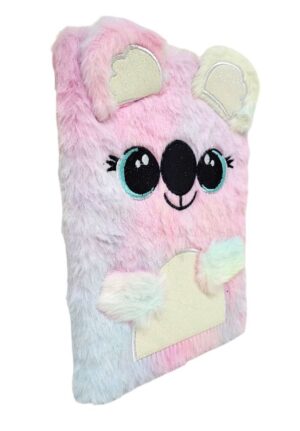 CUADERNO TAPA DE PELUCHE MULTICOLOR KOALA COD A201976 - Imagen 3