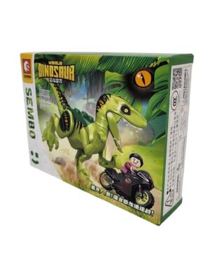 BLOQUES SEMBO BLOCK MUNDO DINO VR1 NA201937 MODELO 205009 - Imagen 3